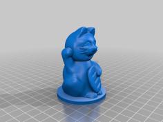 Maneki Neko (lucky Cat) 3D Printer Model