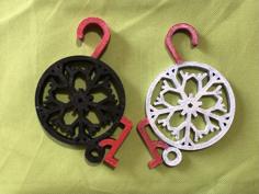 Wheelchair Ornament 3D Printer Model