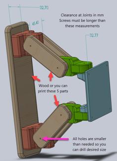 Pergo’s HEAVY DUTY Monitor Rack 3D Printer Model