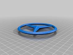 MERCEDES Keychain Created In PARTsolutions 3D Printer Model