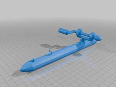 Fully Working Fishing Rod 3D Printer Model