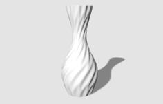 Swirly Watertight Vase 2 3D Printer Model