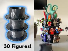 LEGO MiniFigure Pencil Holder 3D Printer Model