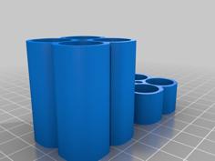 Pocket Sized AA Battery Holder 3D Printer Model