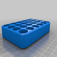 24 X AA Battery Storage Box 3D Printer Model