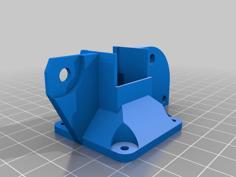 Lulzbot TAZ 5 40mm Hotend Fan And BLTouch Mount 3D Printer Model