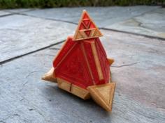 Geared Sith Holocron 3D Printer Model