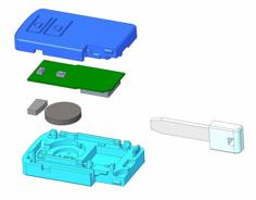 Toyota Prius (2005-2009) Keyfob Complete House 3D Printer Model