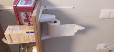 Kitchen Paper Small Towel Holder Under Shelve (Toilet Paper) 3D Printer Model