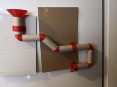 Toilet Roll, Roll-on Ball Recycling Marble Run 3D Printer Model