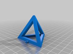 Painters Tetrahedron (Pyramid) 3D Printer Model