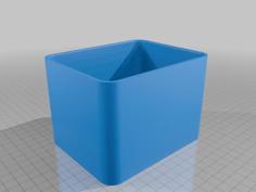 Cricket Keeper Box, Vented Lid 3D Printer Model