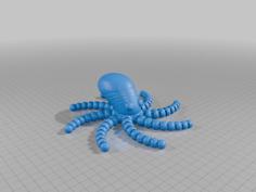 Extra Flexi Extra Strong Octopus 3D Printer Model