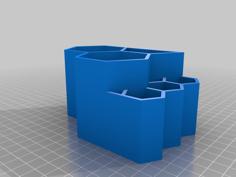 Honeycomb Wall Tool Holder 3D Printer Model