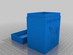 YU-GI-OH! CRYSTAL BEAST RUBY CARBUNCKLE DECK BOX 3D Printer Model