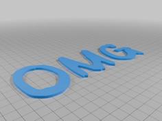 Logo Mets OMG 3D Printer Model