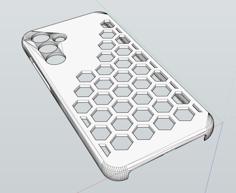 Samsung Galaxy S23 FE Honeycomb Protective Case 3D Printer Model