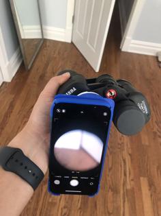 Iphone Mount To Binocular 3D Printer Model