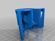 Penguin Dual Rear Camera Holder 3D Printer Model