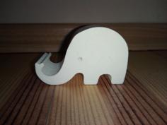 Phone Holder Elephant 3D Printer Model