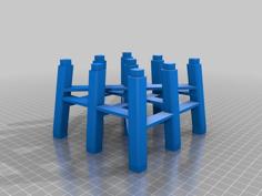 Modular Square Tubing Tower 3D Printer Model