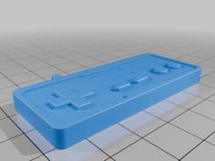 Nes Controller Keychain 3D Printer Model