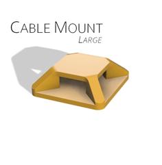 Cable Mount 3D Printer Model