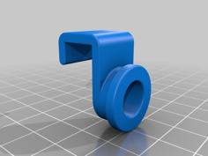 Keychain Hook For IKEA Mosslanda Shelf 3D Printer Model