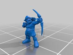 Orc Archers 3D Printer Model