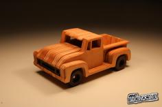 Laser Cut 1954 Ford F100 Simplified CNC Model | With Interior