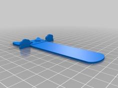 Peeking Cat Kitty Bookmark 3D Printer Model