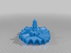 Fort Worth Texas Temple 3D Printer Model