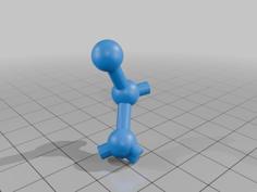 3D Printable Multicolour Molecular Models Of All Canonical Amino Acids (space-filling; Ball-and-stick) 3D Printer Model