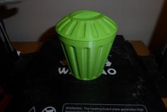 Desk Bin / Trash Can 3D Printer Model