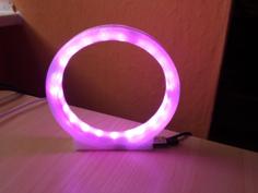 Easy Led Ring Lamp 3D Printer Model