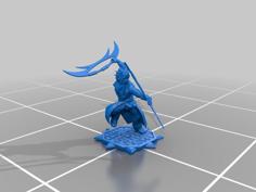 Male Elf Assassin 3D Printer Model