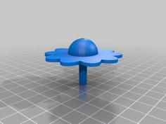 Flower For A Gun Barrel 3D Printer Model