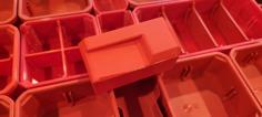 Milwaukee Packout Low Profile Organizer Compatible Center Bins 3D Printer Model