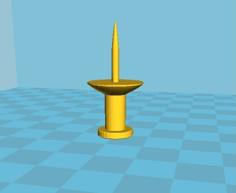 Thumbtack 3D Printer Model