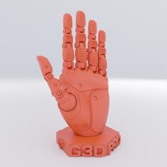 Trophée ABS Main Robot / Robotic Hand Trophy – G3D PRO 3D Printer Model