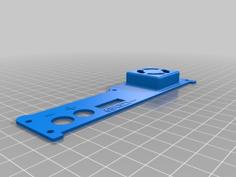 Tenergy Charger Fan Mount 3D Printer Model