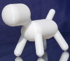 Rascal The Dog 3D Printer Model