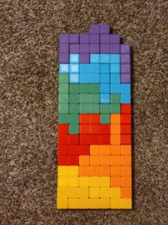 Tetris Blocks 3D Printer Model