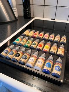 Paint Bottle Organizer 3D Printer Model