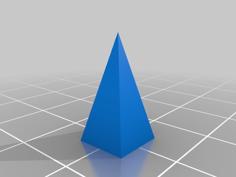 Tetragonal Pyramid 3D Printer Model