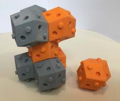 Rhom-dod Bulding Block (rhombic Dodecahedron) 3D Printer Model