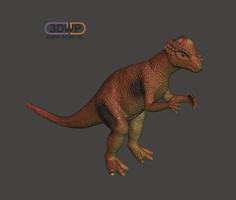 Dinosaur Toy (Pachycephalosaurus) 3D Printer Model