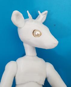 Deer Head (for A Bjd) 3D Printer Model