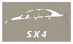 Suzuki SX4 Template 3D Printer Model