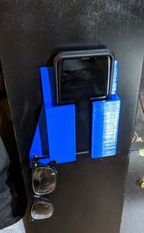 Wall Phone Holder With Loop (S9+) 3D Printer Model